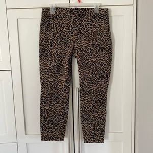 J. Crew Leopard Print Pants